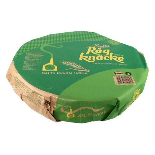 Köp Saltå Kvarn Knäckebröd råg stor rund eko - 500 g hos Med24.se