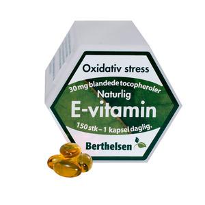 Berthelsen Naturligt E-vitamin - 150 st