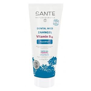 Sante Tandkräm vitamin B12 utan flour - skyddar och rengör tänderna med natriumflorid och ekologisk salvia