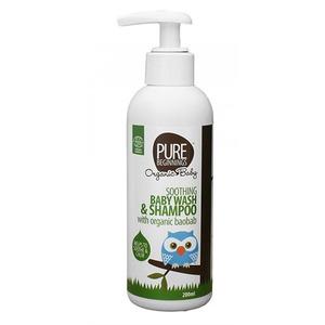 Pure beginnings baby wash & shampoo eko - 200 ml