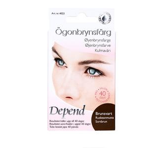 Depend Ögonbrynsfärg - Brunsvart