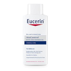 Eucerin AtoControl Cleansing Bath & Shower Oil - badolja till irriterad hud