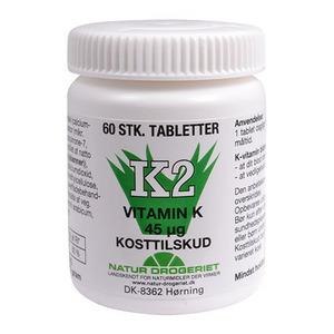 Natur Drogeriet Vitamin K2 45 ug - 60 st