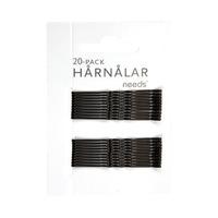 Needs Hårnål svart - 20 st