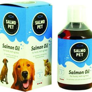Salmo Pet Salmon Oil - i flaska samt förpackning