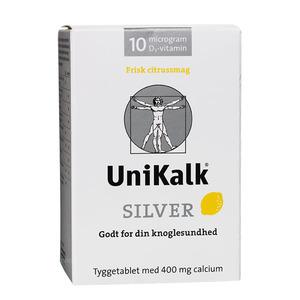 UniKalk Silver Tuggtablett - 90 st