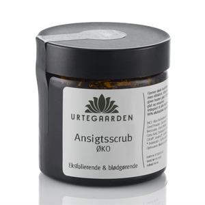 Urtegaarden Ansiktsskrubb - 60 ml få en mjuk och näringsrik hud med exfolierande, ekologiskt ansiiktsskrubb