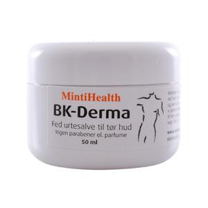 MintiHealth BK-derma är en fet örtsalva för torr hud - utan parabener och parfym Med24.se