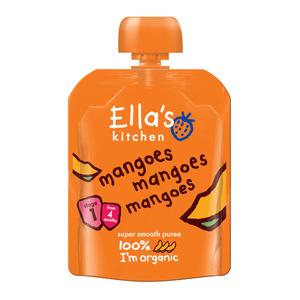 Ellas Kitchen Babypuré Mango 4+ mån. eko - 70 g, ekologisk barnmat i praktisk "tub"