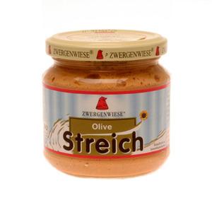 Zwergenwiese Streich Olivpålägg eko - bredbart olivpålägg till dip, tapas eller på kex