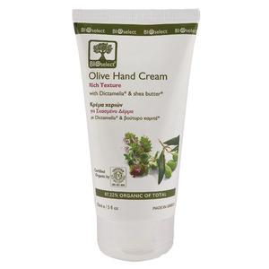 Bioselect Olive Hand Cream rich texture - 150 ml, med sheasmör och Dictamelia