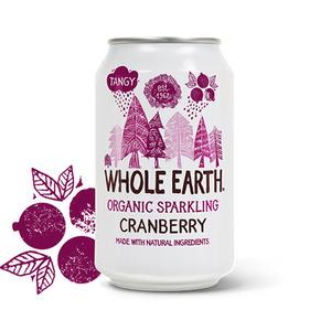 Whole Earth Cranberry Soda kolsyrad dryck i burk eko - 330 ml