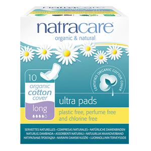 Natracare Long Ultra Bind med vingar är naturliga bindor - passar både dig och naturen Med24.se
