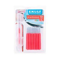 Ekulf PH Professional Mellanrumsborste - 18 st - 0,5 mm - Röd