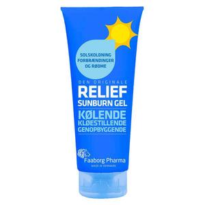 Faaborg Pharma Relief Sunburn Gel - din räddning efter för mycket sol! Med24.se