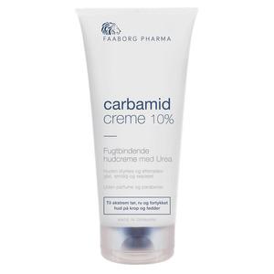 Carbamid Creme 10% är en mjukgörande och fuktgivande kräm för vård av torr, sträv och hård hud.