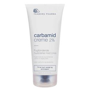Carbamid Creme 2% är en mjukgörande och fuktgivande kräm för vård av torr, sträv och hård hud.