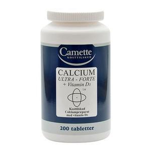 Camette Kalcium Ultra Forte + vitamin D - 200 tab