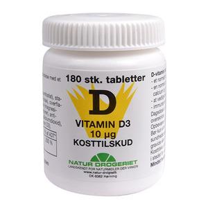 Natur Drogeriet Vitamin D-3 10 mcg - 180 st