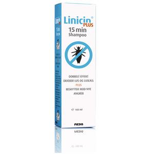 Linicin PLUS 15 min Shampo - tar bort huvudlöss utan att använda pesticider.