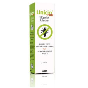 Linicin Plus 15 min. Solution - för lusbehandling i torrt hår