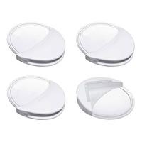 Reer Hörnskydd vit / transparent - 4 st