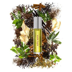 John Masters Organics Roll-on Fragrance Sultry Spice - ekologisk roll on doft, bild med kryddor