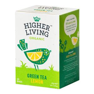 Higher Living Green Lemon Tea eko- grönt te med citron