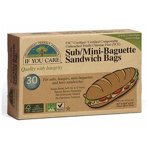 If you Care Sub/sandwich Baguettepåse - sandwichpåse i baguettestorlek