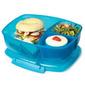 Sistema Triple Split Lunch Box with Youghurt pot - Blå