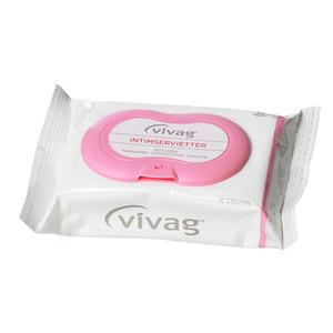 Vivag Feminin Intim Våtservetter - 15 st