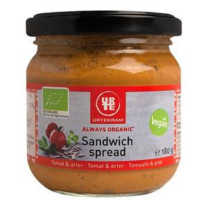 Urtekram Sandwich spread Tomat & Örter Eko - 180 g