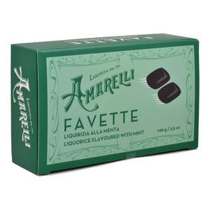 Amarelli Favette ren lakrits med smak av mint - 100 g