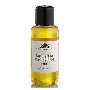 Urtegaarden Massageolja Eukalyptus eko - kan användas för att ge en uppfriskande massage