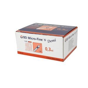 BD Microfine + 0,30 ml U-100 - 100 st