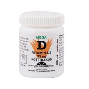 Natur Drogeriet Vitamin D3 35 ug - 180 st