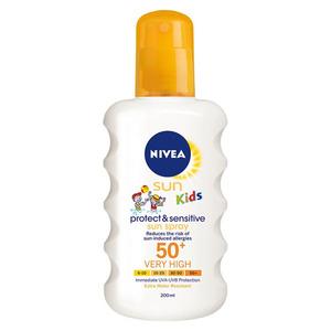Nivea Kids Spray, SPF 50 - solspray för barn