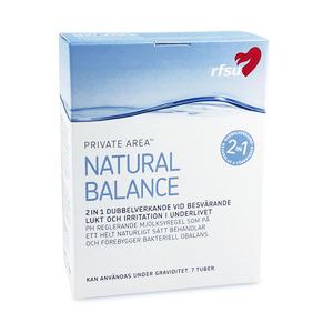 RFSU Natural Balance - naturlig och effektiv behandling för irritationer och lukt i underlivet