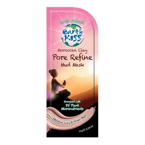 Earth Kiss Moroccan Clay Facial - 100% naturlig mask som hjälper till att minska porerna