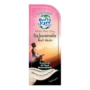 Earth Kiss White Thai Clay Facial - 100% naturlig mask med lotusblomma och 85 mikronäringsämnen