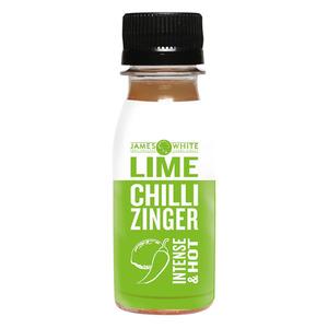James White Lime & Chili Shot eko - fungerar som ett alternativ till socker- och koffeinhaltiga energidrycker