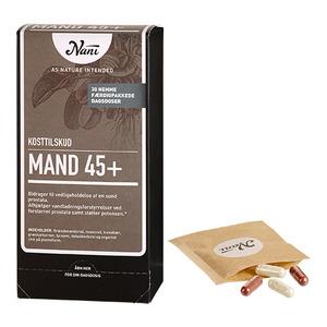 Nani Man 45+ - 30 påsar, perfekt för att upprätthålla normal kroppsfunktion