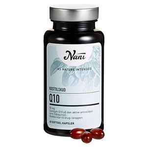 Nani Q10 - 60 kapslar, bidrar till bildandet av energi i alla celler och är en viktig antioxidant