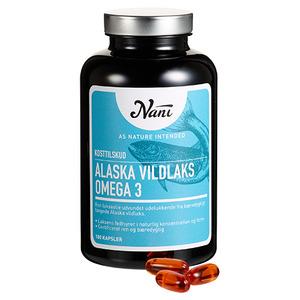 Nani Omega 3 - 180 kapslar, ren laxolja från Alaskas vildlax