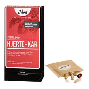 Nani Hjerte-kar - 30 påsar, bidrar till att upprätthålla normal hjärt-kärlsystem