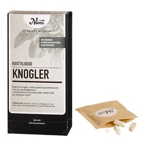 Nani Knogler - 30 påsar, bidrar till stark benstomme med ekologiskt, växtbaserat kalcium och magnesium