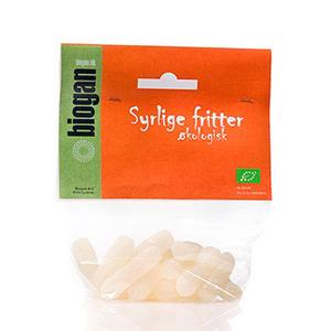 Biogan Syrliga vingummin utan gelatin eko - 75 g