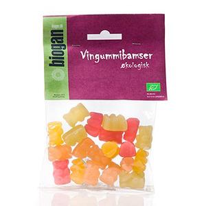 Biogan Vingumminallar utan gelatini eko - 75 g