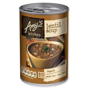 Amy`s Kitchen Linssoppa eko - 400 g, ekologisk soppa med linser och mycket grönsaker