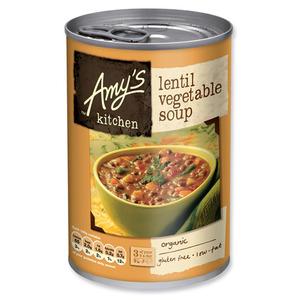 Amy`s Kitchen Lins & Grönsakssoppa eko - 397 g, ekologisk soppa med mycket grönsaker